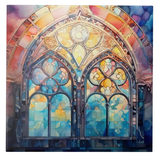 Stained Glass  Tegeltje (Voorkant)