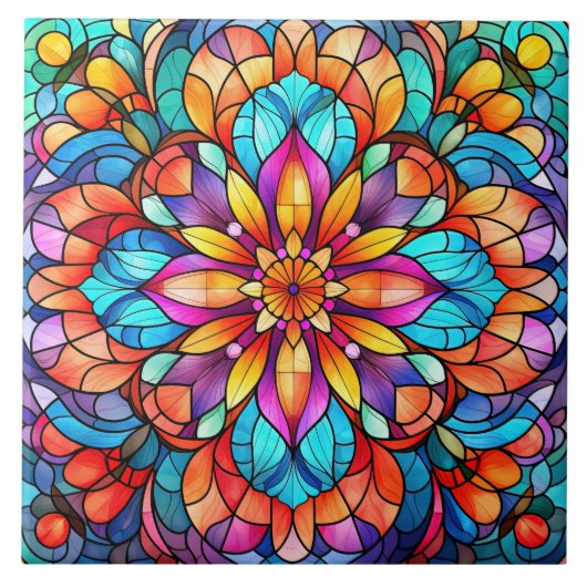 Stained Glass  Tegeltje (Voorkant)