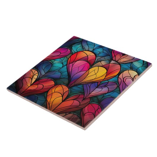 Stained Glass Tegeltje (Zijkant)