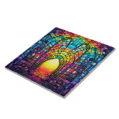 Stained Glass Tegeltje (Zijkant)