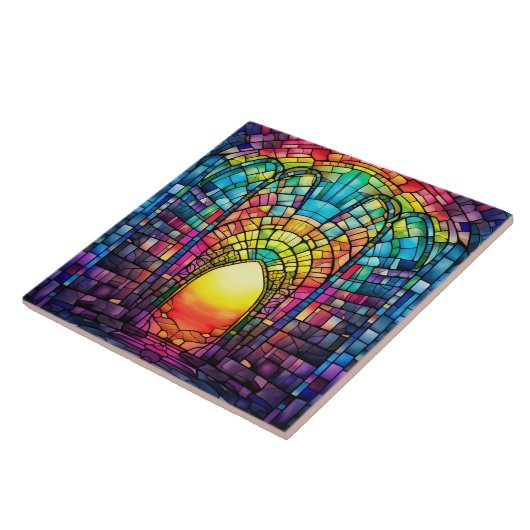  Stained Glass  Tegeltje (Zijkant)