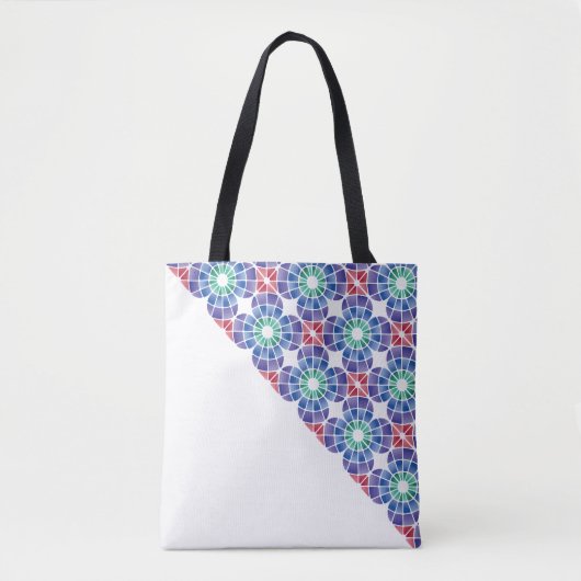 Stained Glass (Triangular - Daylight) Tote Bag (Voorkant)