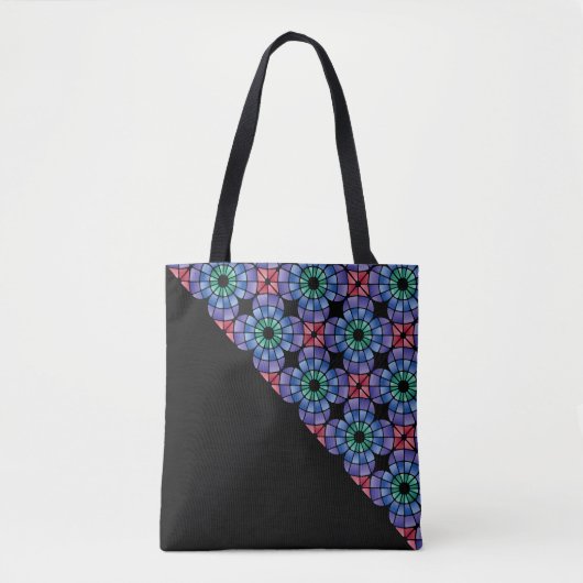 Stained Glass (Triangular - Midnight) Tote Bag (Voorkant)