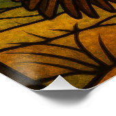 Stained Glass Turkey Poster (Hoek)