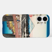 Stained Glass Ukiyo-e: Mount Fuji & Nihonbashi Bri Case-Mate iPhone Case (Achterkant (horizontaal))