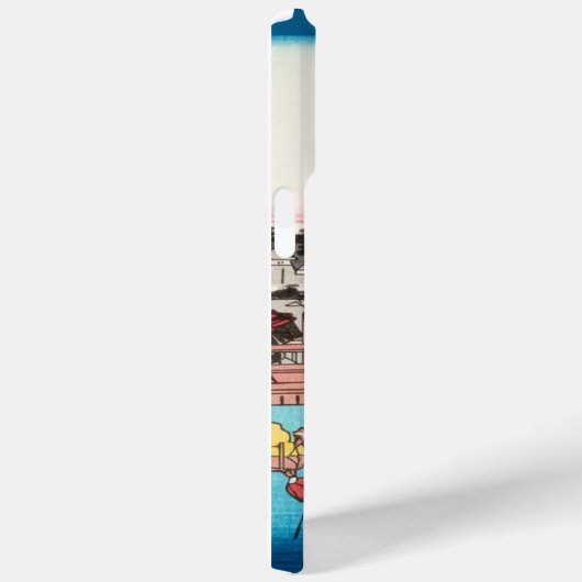 Stained Glass Ukiyo-e: Mount Fuji & Nihonbashi Bri Case-Mate iPhone Case (Achterkant / Rechts)