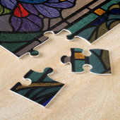 stained glass unicorn puzzel (Zijkant)