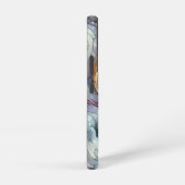 Stained glass wave samsung galaxy hoesje (Rechterkant)