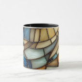 Stained Glass Waves Mok (Midden)