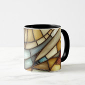 Stained Glass Waves Mok (Voorkant rechts)