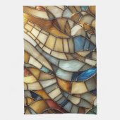 Stained Glass Waves Theedoek (Verticaal)