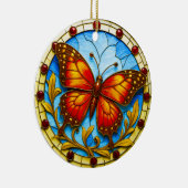 Stained glass window butterfly keramisch ornament (Rechts)