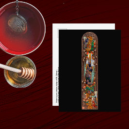 Stained Glass Window Design of St. Gobnait  Briefkaart