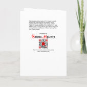 Stained Glass Window Design of St. Gobnait Kaart (Achterkant)