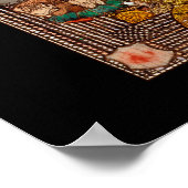 Stained Glass Window Design of St. Gobnait Poster (Hoek)