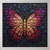 StainedGlassButterFly Poster (Voorkant)