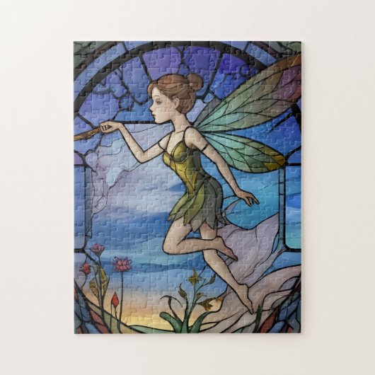 Stainglass Fairy Legpuzzel (Verticaal)