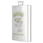 STAINLESS FLASK - DAIQUIRI RECIPE COCKTAIL ART FLACON (Links)