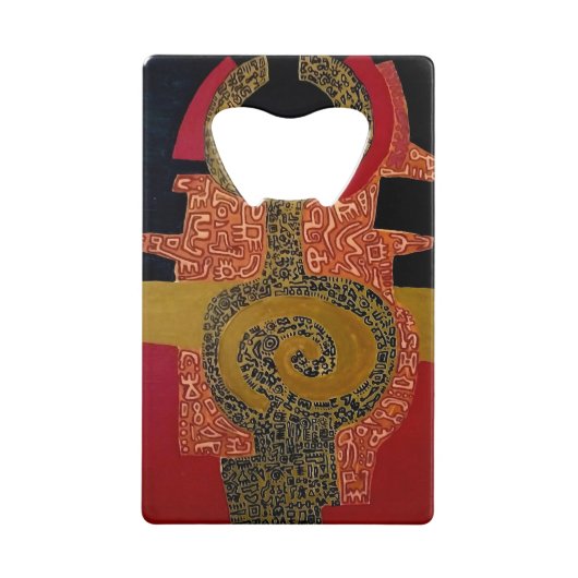 Stainless Steel Bottle Opener Creditkaart Flessenopener (Voorkant)