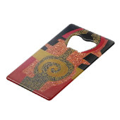 Stainless Steel Bottle Opener Creditkaart Flessenopener (Voorkant Gekanteld)