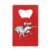 Stainless Steel Bottle Opener flag of Kent County Creditkaart Flessenopener (Achterkant)