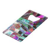 Stainless Steel Bottle Opener – Neon Pulse Creditkaart Flessenopener (Achterkant Gekanteld)