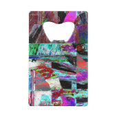 Stainless Steel Bottle Opener – Neon Pulse Creditkaart Flessenopener (Achterkant)