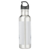 Stainless Steel Inspirational Drink Bottle Waterfles (Achterkant)