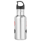Stainless Steel Water Bottle Funny ROMEO Quote Waterfles (Achterkant)