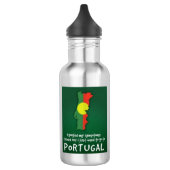 Stainless Steel Water Bottle - Go To Portugal Waterfles (Links)