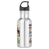 Stainless Steel Water Bottle - Sports Quotes Waterfles (Voorkant)