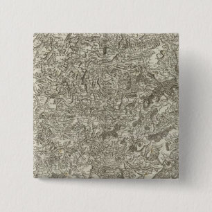 Staint Etienne, Staint Marcellin Vierkante Button 5,1 Cm