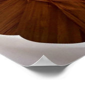 STAIRCASE binnenste cirkelkunst: grafische kaart v Poster (Hoek)