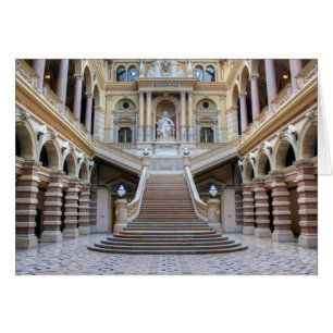 Staircase in Justizpalast, Wenen, Oostenrijk