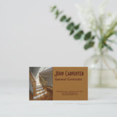 Staircase in nieuw bouwterrein visitekaartje (Staand voorkant)