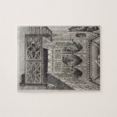 Staircase in Strawberry Hill, gegraveerd door J. N Legpuzzel (Horizontaal)