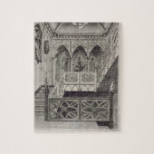 Staircase in Strawberry Hill, gegraveerd door J. N Legpuzzel (Verticaal)