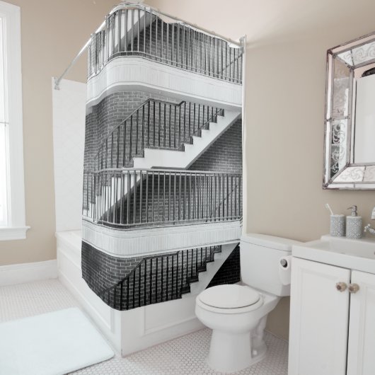 Staircase Shower Curtain Douchegordijn (In situ)