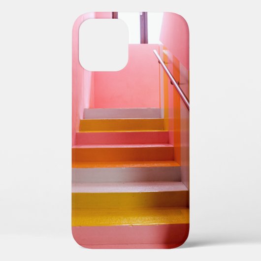 STAIRCASE WIT EN BROWN WOODEN Case-Mate iPhone CASE (Achterkant)