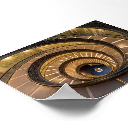 Staircases in Vatican Museum  Poster (Hoek)