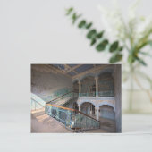 Stairs, Beelitz Men's Sanatorium, Germany Vintage Briefkaart (Staand voorkant)