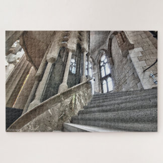 Stairs en trap, Sagrada Familia - Spanje Legpuzzel