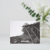 stairs going up to bay st, Savannah Georgia Briefkaart (Staand voorkant)