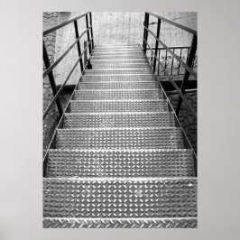 Stairs in Savannah Poster