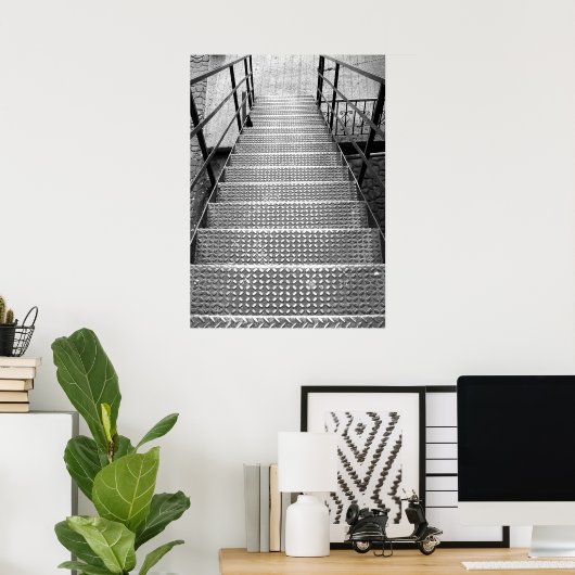 Stairs in Savannah Poster (Thuiskantoor)