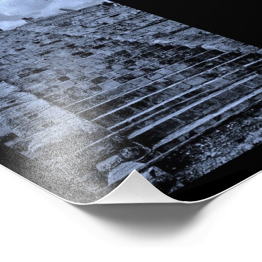 Stairs van Chichen Itza Foto Afdruk (Hoek)