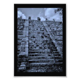 Stairs van Chichen Itza Foto Afdruk