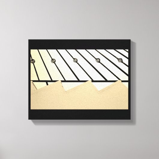 Stairway Art Canvas Afdruk (Voorkant)