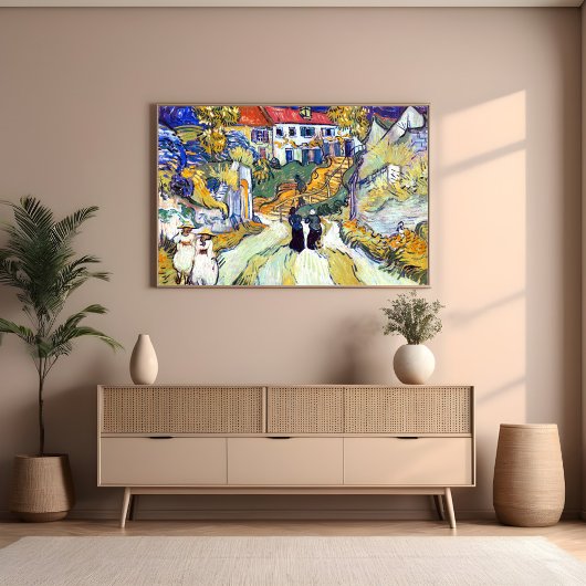 Stairway at Auvers beroemd gemaakt door Vincent va Poster