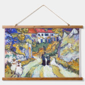 Stairway bij Auvers van Vincent Van Gogh Hangend Wandkleed (Voorkant)
